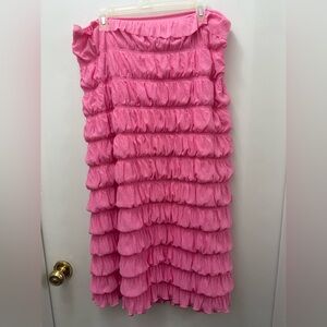 Pink Ruffled SKIRT. (Read description)